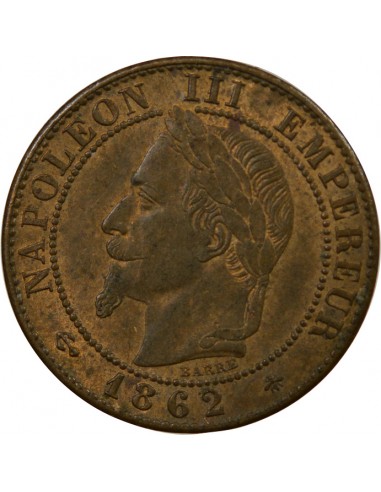 Napoléon III 1 centime Bronze 1862 A Paris