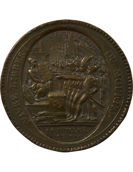 5 sols Cuivre 1792 Birmingham
