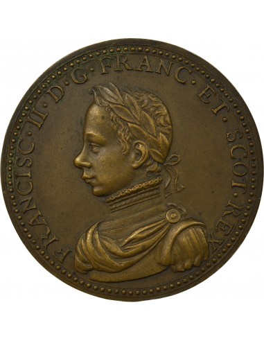 François II 1 médaille Bronze 1560