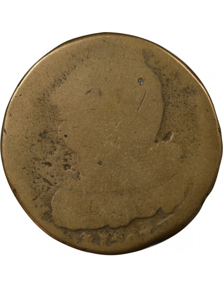 LOUIS XVI, CONSTITUTION - 2 SOLS AU FAISCEAU 1793 BB STRASBOURG