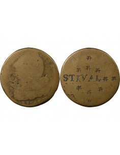 LOUIS XVI, CONSTITUTION - 2 SOLS AU FAISCEAU 1793 BB STRASBOURG 2