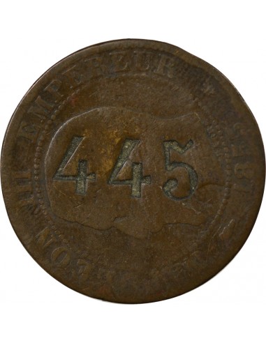 Napoléon III 1 jeton Bronze 1855