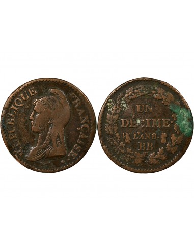 DUPRE - DECIME L'AN 8 BB STRASBOURG