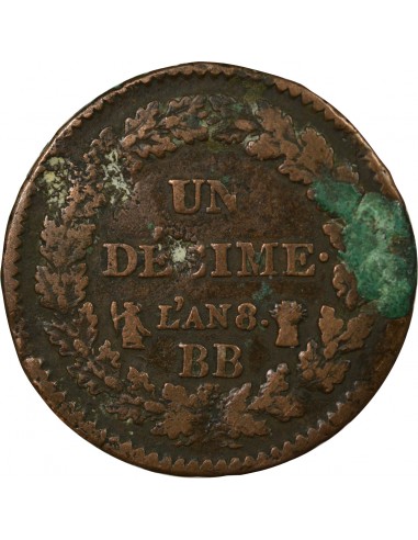 DUPRE - DECIME L'AN 8 BB STRASBOURG