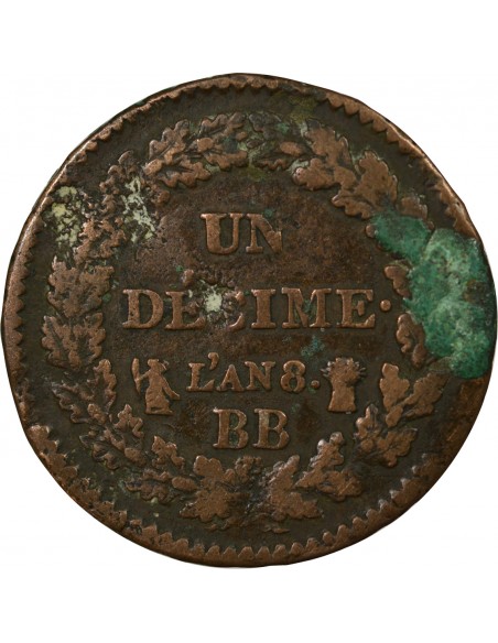 DUPRE - DECIME L'AN 8 BB STRASBOURG