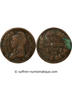 DUPRE - DECIME L'AN 8 BB STRASBOURG