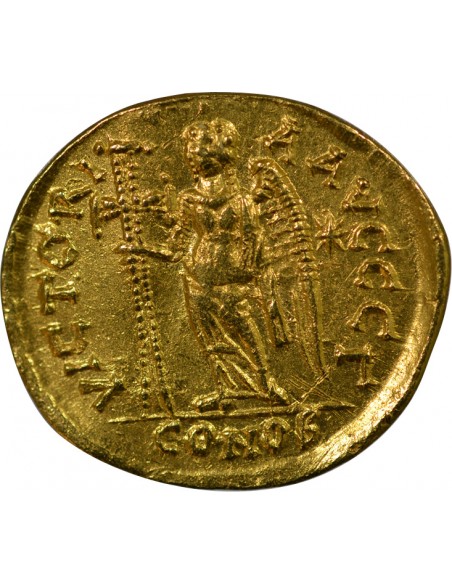 Rome Empire Zénon 1 solidus Or 476-491 Constantinople