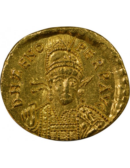 Rome Empire Zénon 1 solidus Or 476-491 Constantinople