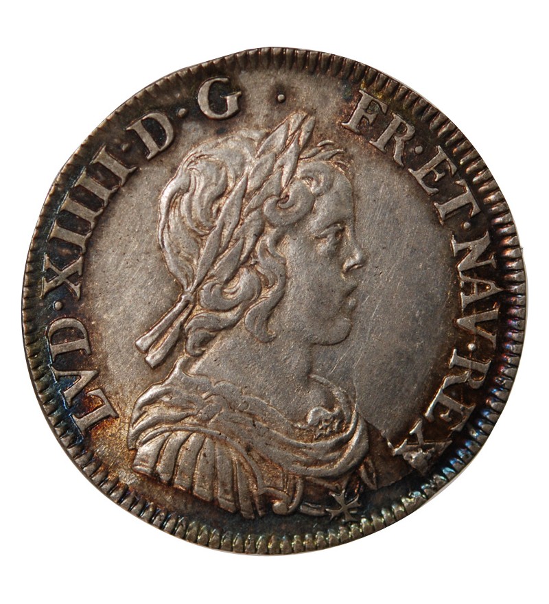 Louis XIV 01-avr ecu Argent 1644 A Paris