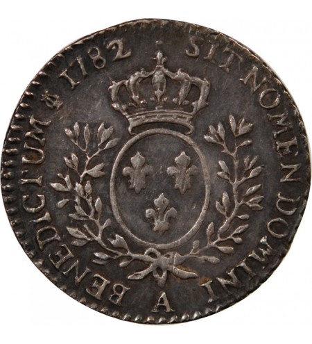 Louis XVI 01-oct ecu Argent 1782 A Paris
