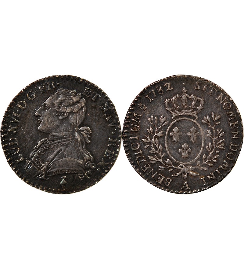 Louis XVI 01-oct ecu Argent 1782 A Paris