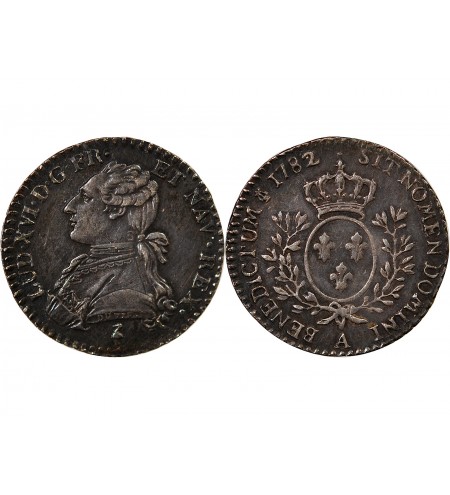 Louis XVI 01-oct ecu Argent 1782 A Paris