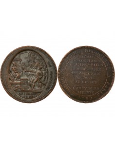 5 sols Cuivre 1792 Birmingham 2