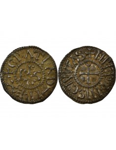 CAROLINGIENS, CHARLES II LE CHAUVE - DENIER ARGENT - 864 / 875, RENNES 2
