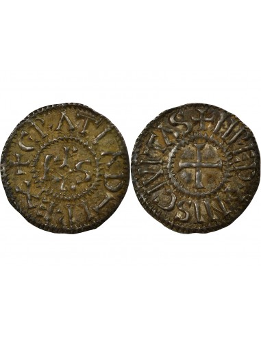 CAROLINGIENS, CHARLES II LE CHAUVE - DENIER ARGENT - 864 / 875, RENNES