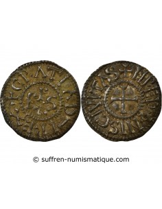 CAROLINGIENS, CHARLES II LE CHAUVE - DENIER ARGENT - 864 / 875, RENNES