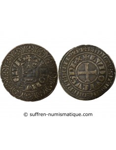 Louis IX dit Saint-Louis Gros Tournois Argent 1266-1270