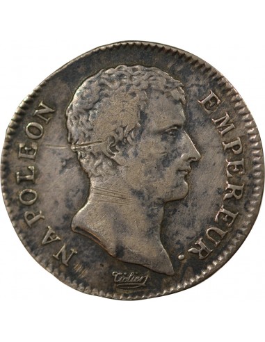 REPUBLIQUE, NAPOLEON Ier - FRANCS ARGENT, CALENDRIER GREGORIEN - 1806 A PARIS