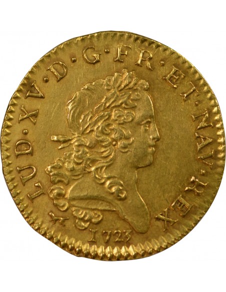 Louis XV 1 louis d'or Or 1723 A Paris