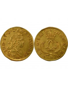 Louis XV 1 louis d'or Or 1723 A Paris 2