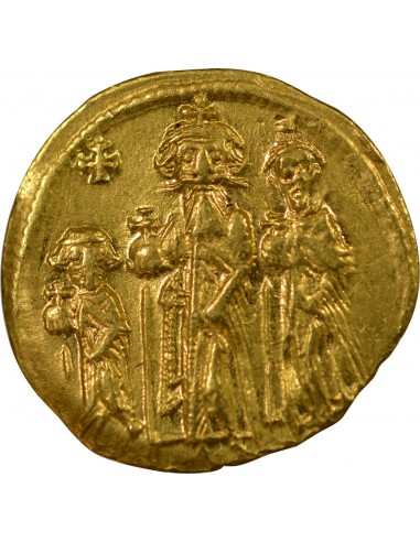 Empire Byzantin Héraclius 1 solidus Or 626-629 Constantinople