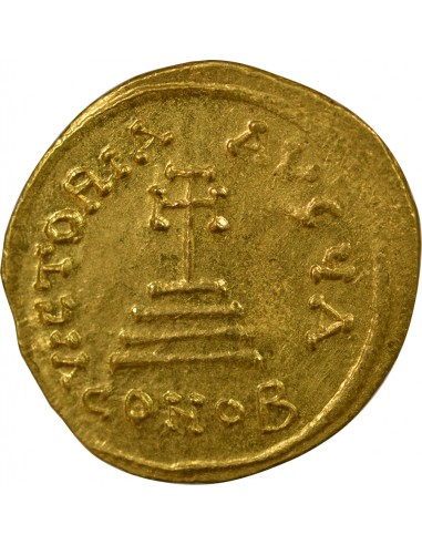 Empire Byzantin Héraclius 1 solidus Or 626-629 Constantinople