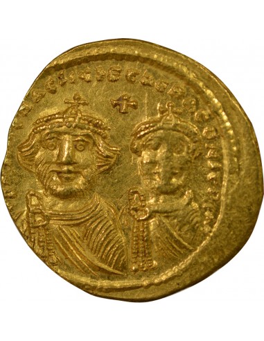 Empire Byzantin Héraclius 1 solidus Or 626-629 Constantinople