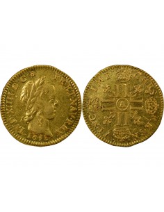 Louis XIV 1/2 louis d'or Or 1652 A Paris 2