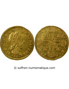 Louis XIV 1/2 louis d'or Or 1652 A Paris