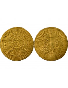 Empire Byzantin Basile II 1 histamenon nomisma Or 1005-1025 Constantinople 2