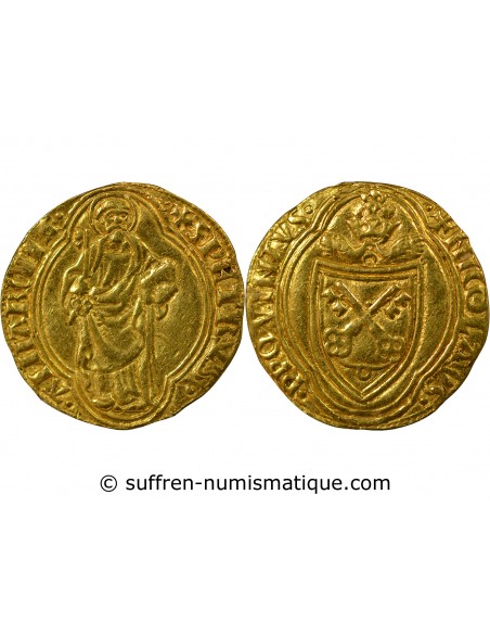 ETATS PONTIFICAUX, NICOLAS V - DUCAT OR 1447-1455