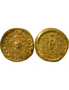 Rome Empire Léon Ier 1 solidus Or 457-474 Constantinople 2