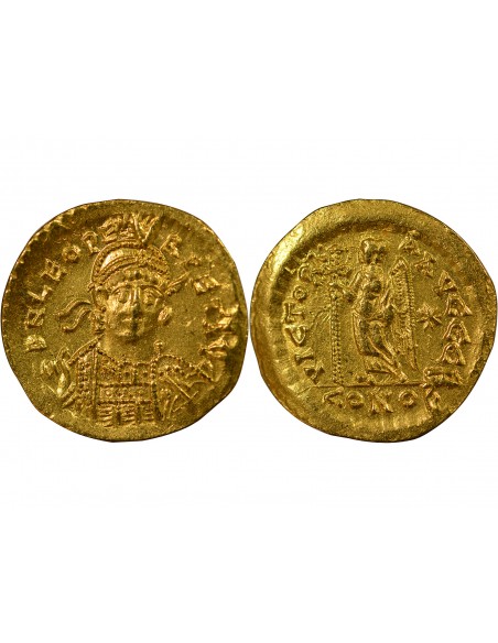 Rome Empire Léon Ier 1 solidus Or 457-474 Constantinople