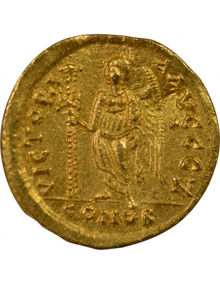Empire Byzantin Zénon Solidus Or 476-491 Constantinople
