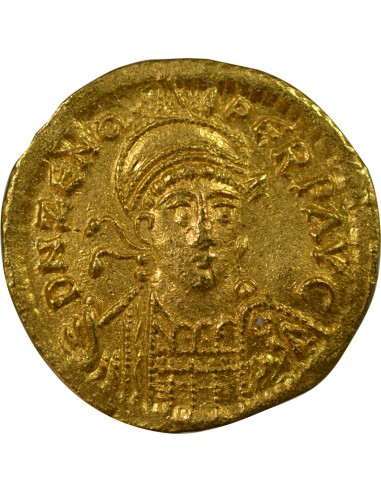 Empire Byzantin Zénon Solidus Or 476-491 Constantinople