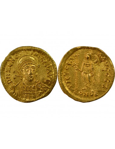 Empire Byzantin Zénon 1 solidus Or 476-491 Constantinople