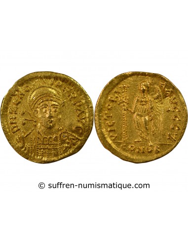 Empire Byzantin Zénon 1 solidus Or 476-491 Constantinople