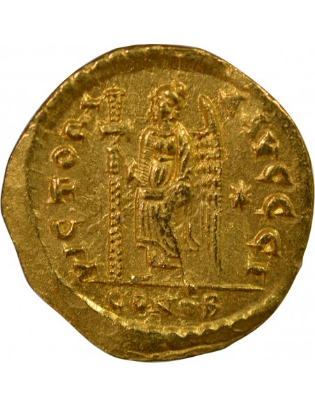Rome Empire Zénon 1 solidus Or 476-491 Constantinople