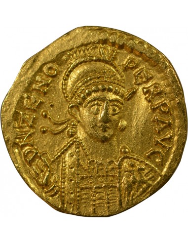 Rome Empire Zénon 1 solidus Or 476-491 Constantinople