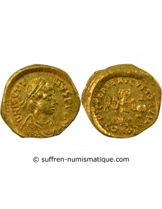 JUSTIN Ier - TREMISIS OR 518 / 527 CONSTANTINOPLE