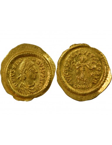 Empire Byzantin Justinien Ier 1 tremissis Or 527-565 Constantinople