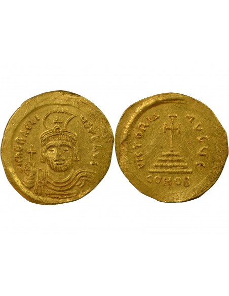 Empire Byzantin Justinien Ier 1 solidus Or 610-613 Constantinople