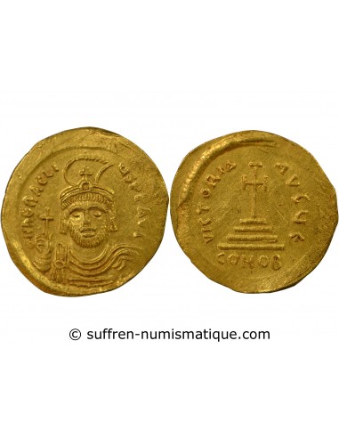 Empire Byzantin Justinien Ier 1 solidus Or 610-613 Constantinople