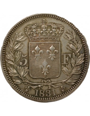 HENRI V - 5 FRANCS ARGENT 1831