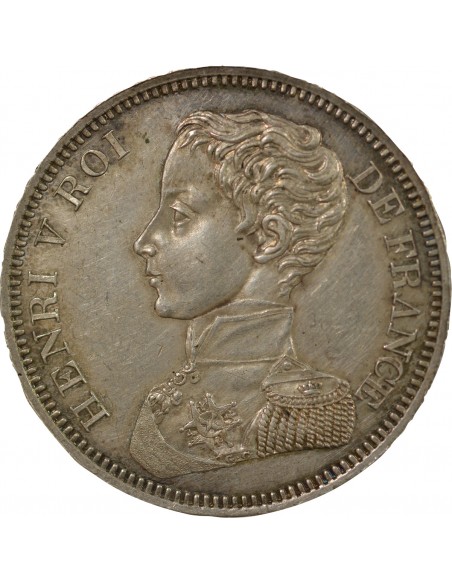 HENRI V - 5 FRANCS ARGENT 1831
