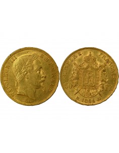 NAPOLEON III ﻿- 50 FRANCS OR 1866 BB STRASBOURG 2