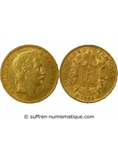 NAPOLEON III ﻿- 50 FRANCS OR 1866 BB STRASBOURG