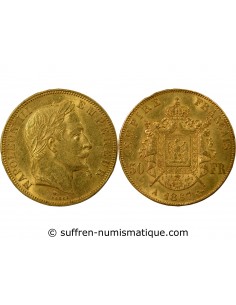 NAPOLEON III ﻿- 50 FRANCS OR 1867 A PARIS