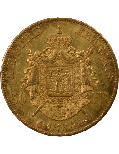NAPOLEON III ﻿- 50 FRANCS OR 1867 A PARIS