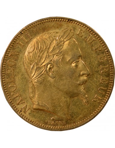 NAPOLEON III ﻿- 50 FRANCS OR 1867 A PARIS